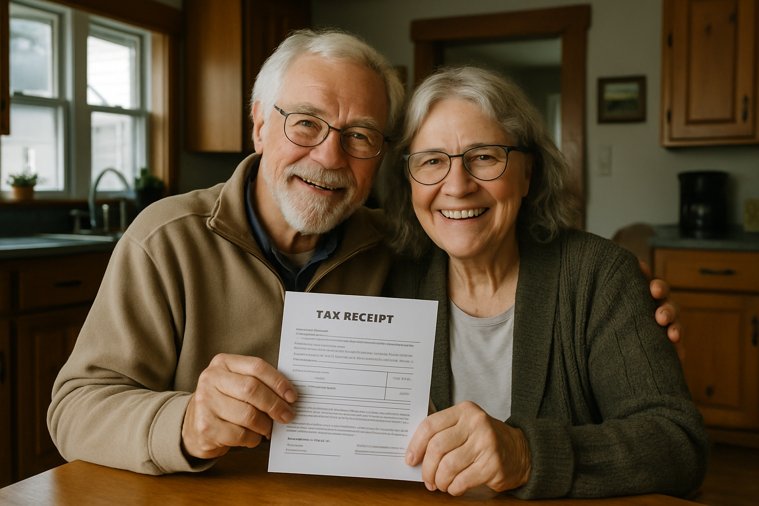 Vehicle donation moment in Maine
